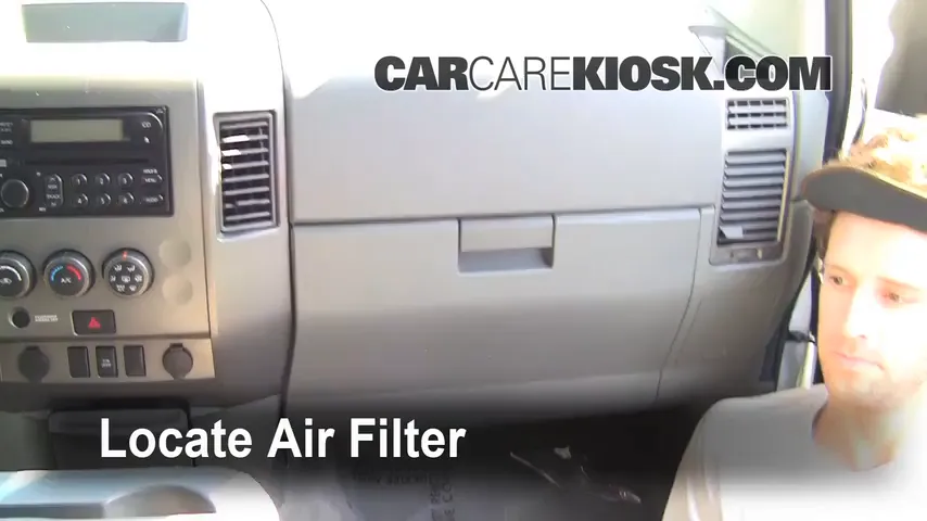 2007 Nissan Titan SE 5.6L V8 Crew Cab Pickup Air Filter (Cabin)